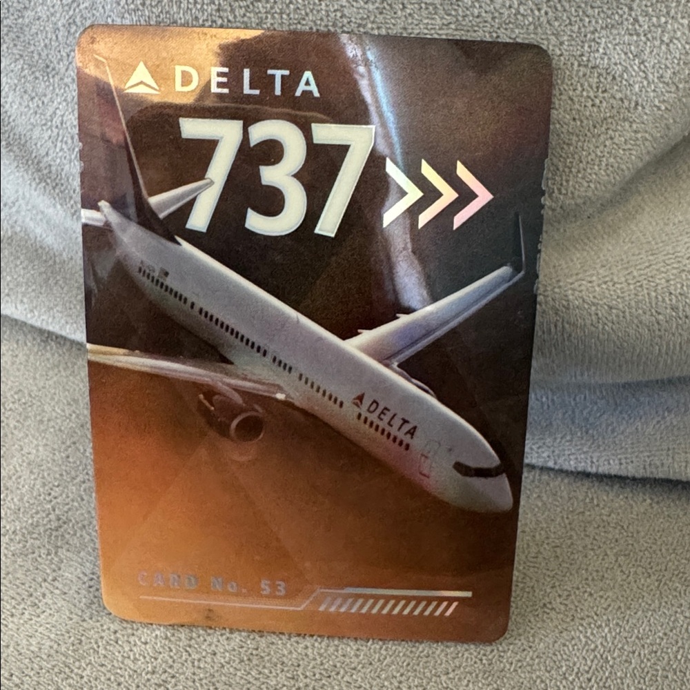 Delta Pilot Trading Card Collectible Boeing 757-900ER Delta Airlines 2022 #53